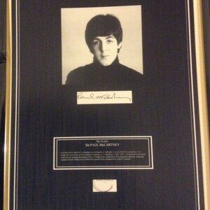 Beatles Rare Paul McCartney Lock of Hair